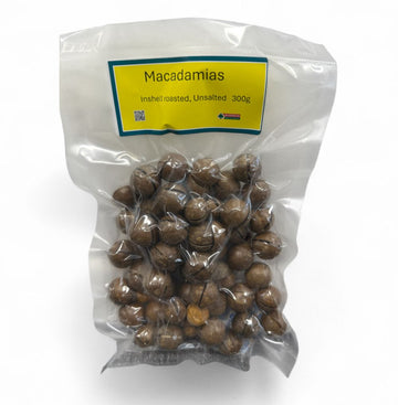 Inshell Roasted Macadamia unsalted