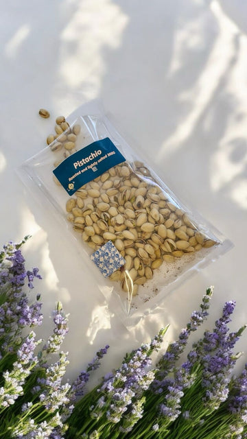 Pistachios inshell   roasted and salted in-shell