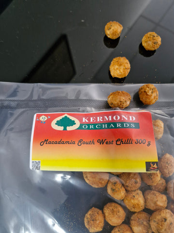 South Western Chilli Flavored Macadamias 300g