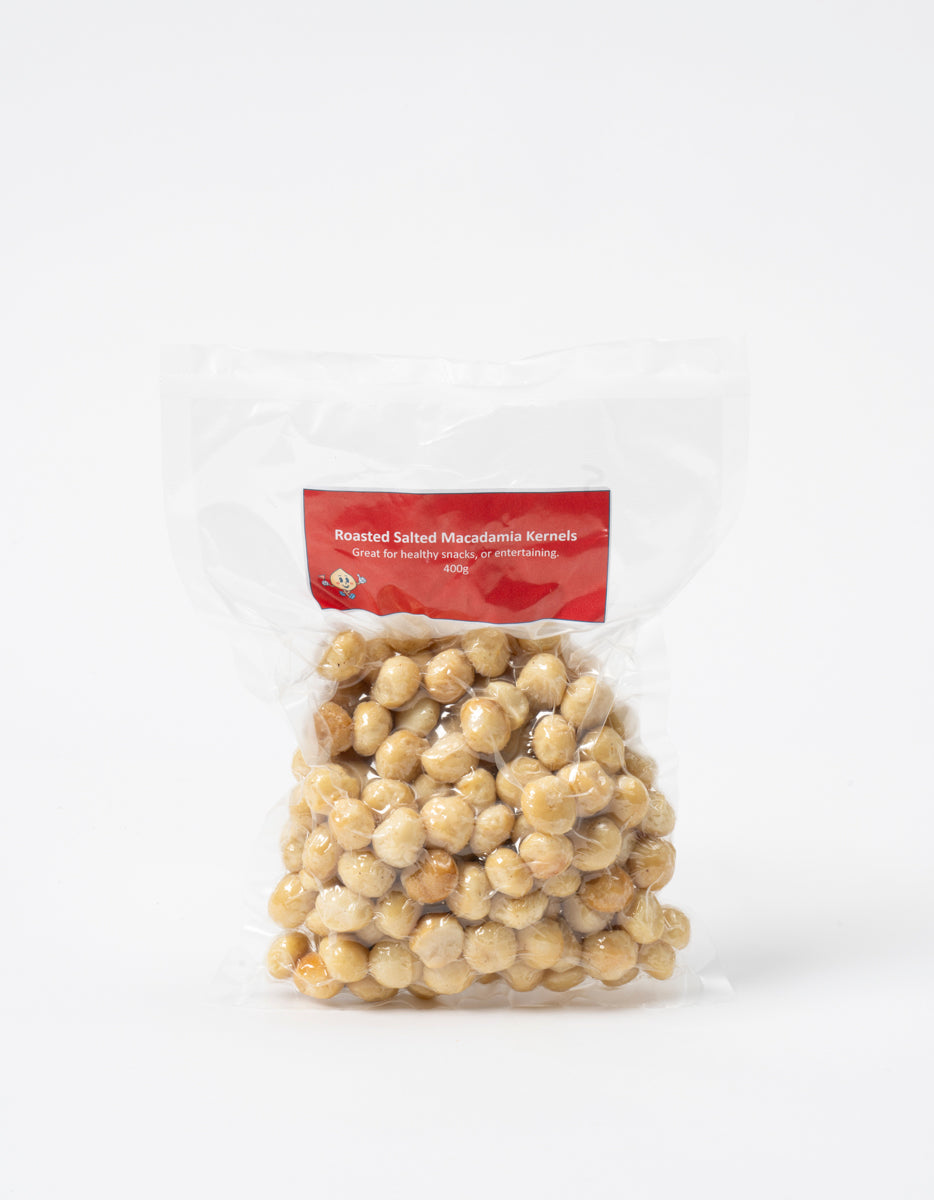 Roasted and Salted Macadamia Kernel 400gms