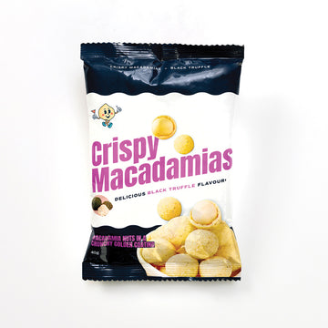 CRISPY MACADAMIAS ~ BLACK TRUFFLE - 40G