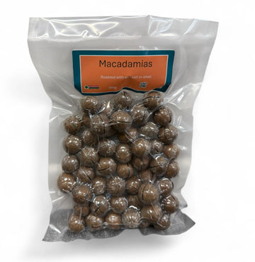Roasted and sea salted inshell Macadamia